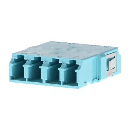 Molex Fiber Optic Connectors Lc Quad Aqua Mtl Sn Quad Aqua Mtl Snap 1061233300